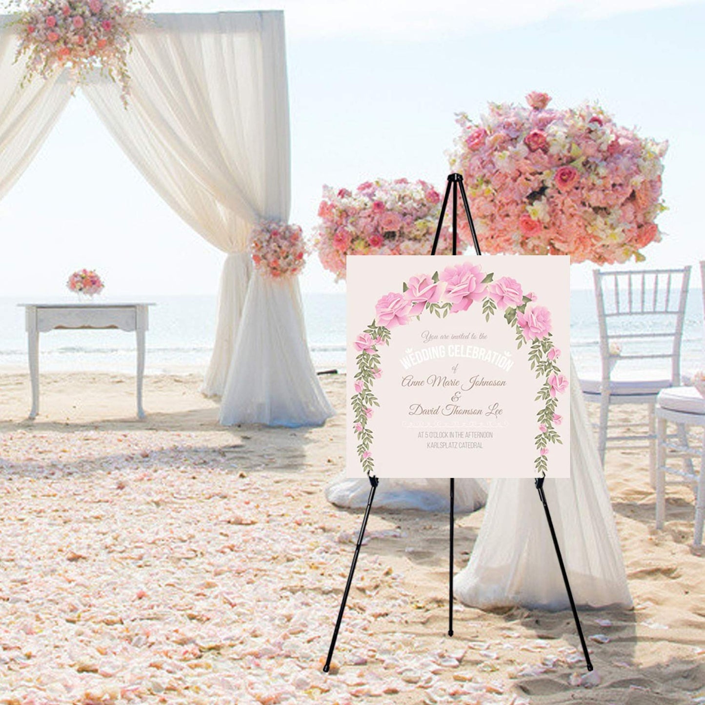63" Folding Easel Stand for Display