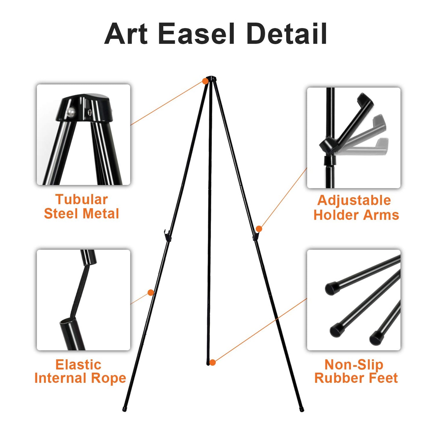 63" Folding Easel Stand for Display