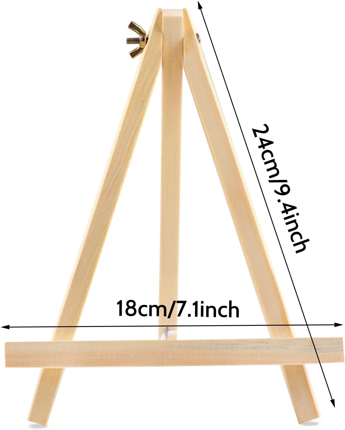 Paquete de 12 caballetes de madera de 9 pulgadas