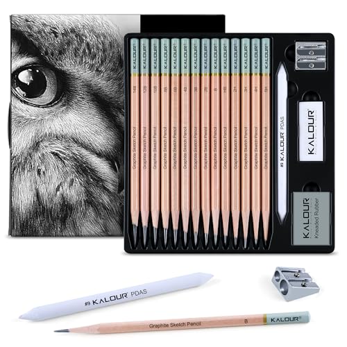 18-Piece Professional Sketch Pencil Set