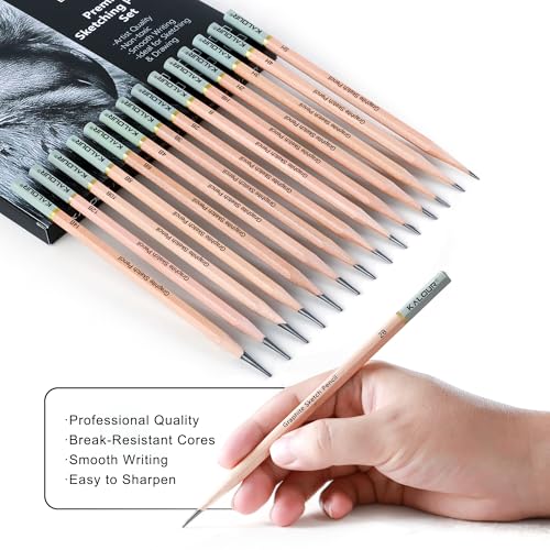 18-Piece Professional Sketch Pencil Set