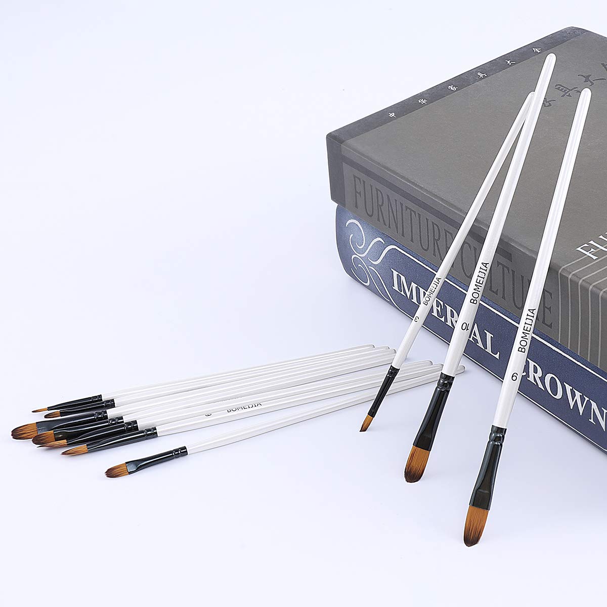 Filbert Paint Brushes Set