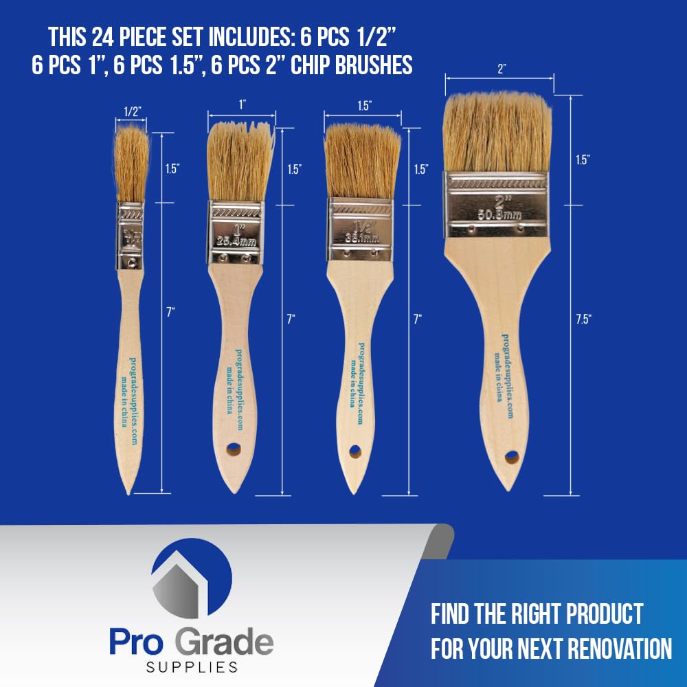 Natural Bristle Paintbrush Set for Art