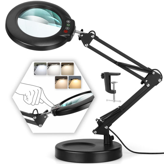 Hands Free LED Lighted Magnifier with Light