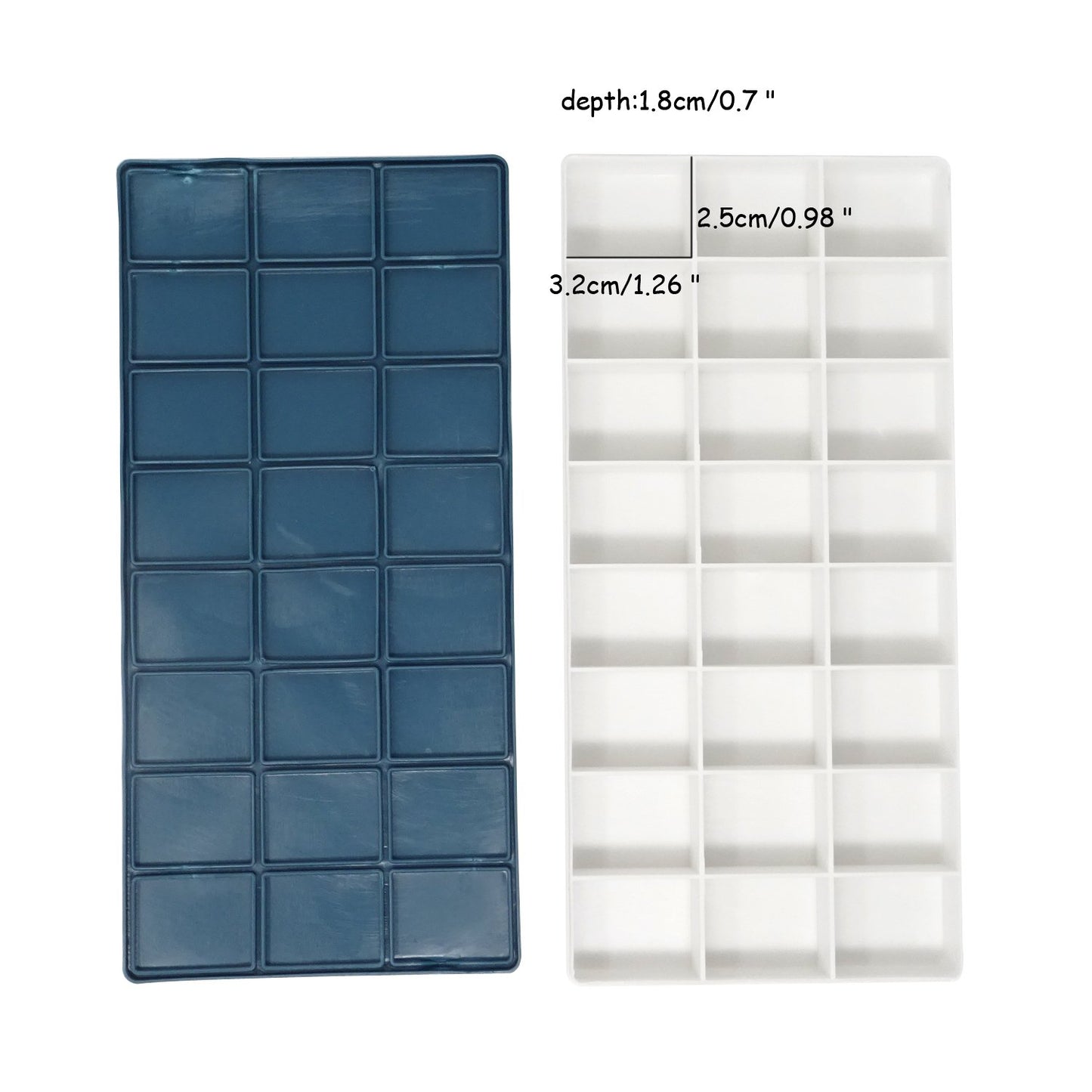 24 Compartments Plastic Paint Palette