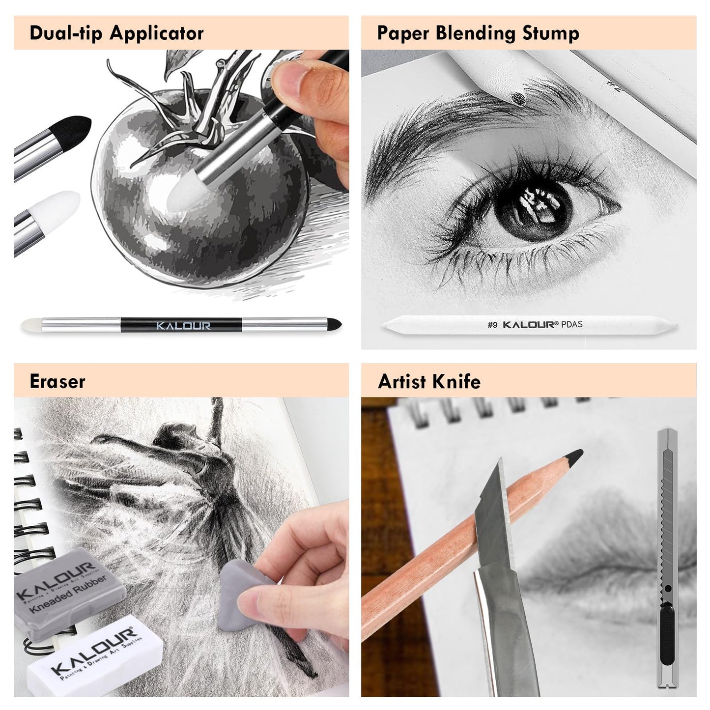 Charcoal Drawing Set