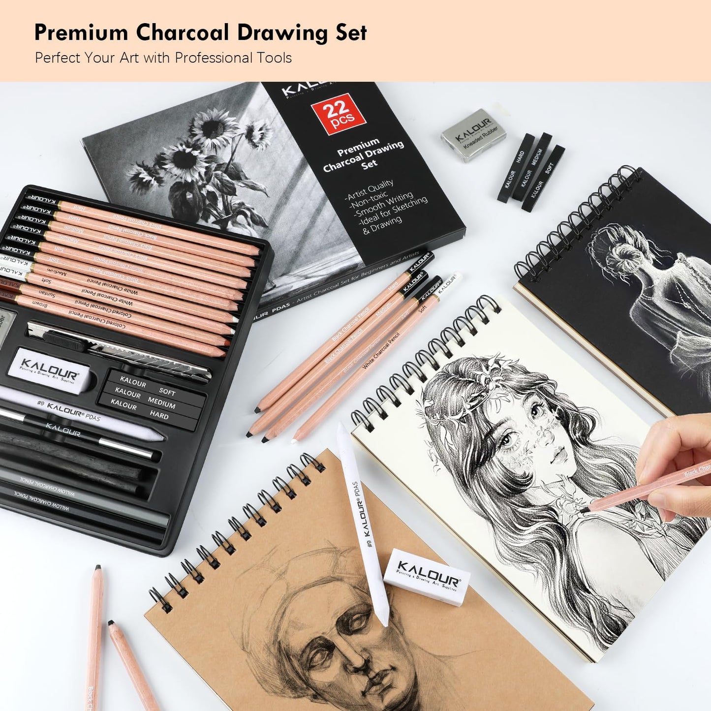 Charcoal Drawing Set