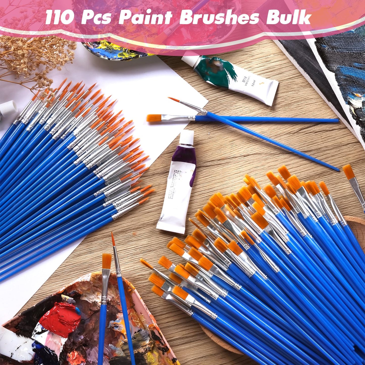 Small Paint Brushes Bulk